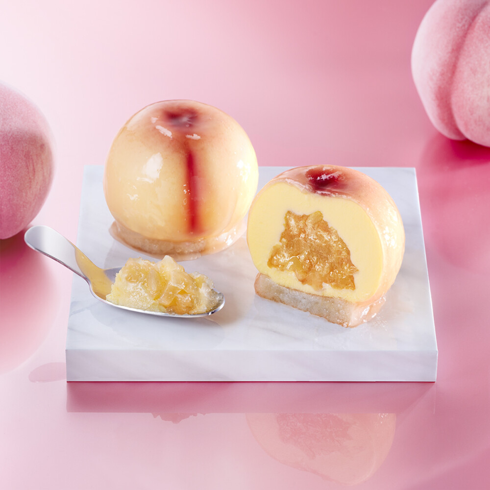 桃にまるごとかぶりつく？！夏限定“まるでピーチ”なケーキが新登場