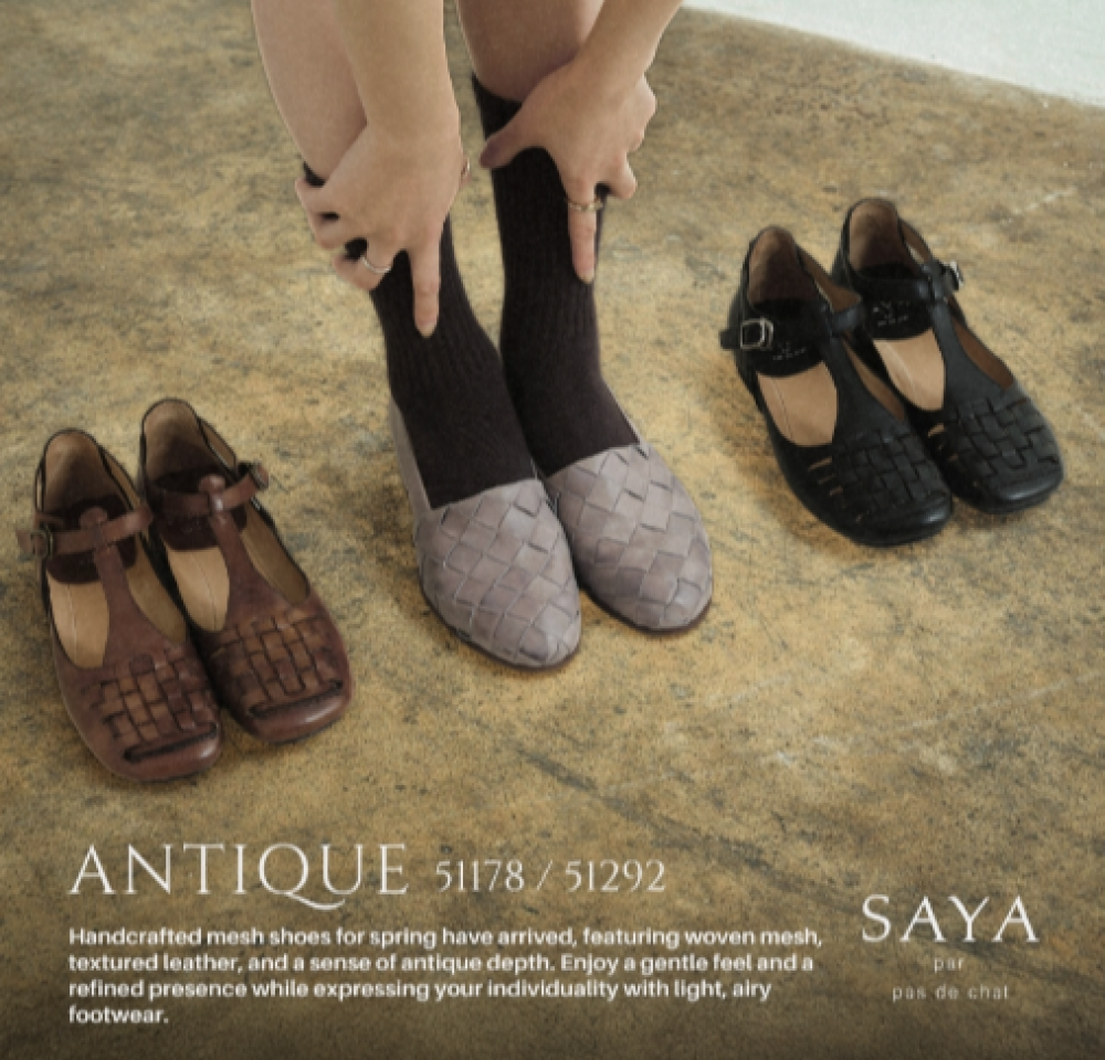 【ラボキゴシ　”サヤ”】春のメッシュシューズ