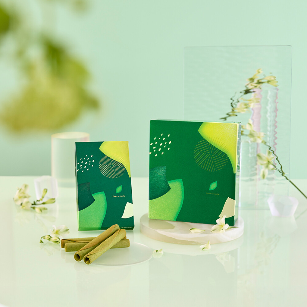 【ヨックモック】季節限定の味わい🍃宇治抹茶を使用した初夏限定のシガール🍪「シガール オゥ マッチャ」