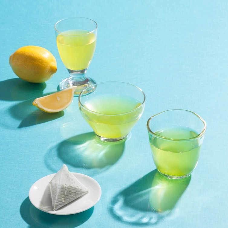 暑い日に『れもん緑茶』を