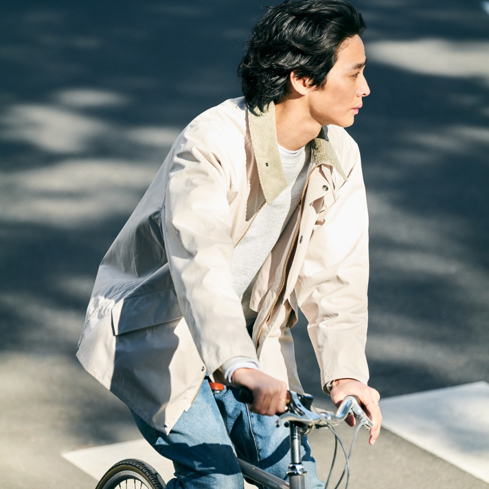 季節をつなぐピーチスキンジャケット