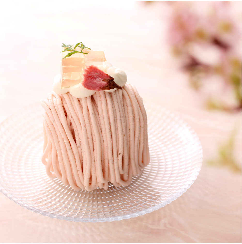 【アンテノール】🌸お花見スイーツ🌸桜のモンブラン