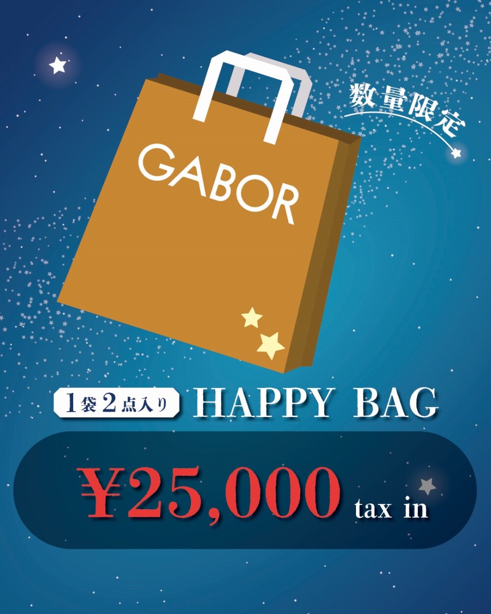 【婦人靴】GABOR七夕袋のご案内