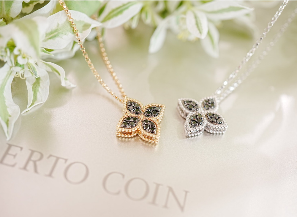PRINCESS FLOWER リバーシブルペンダント＆ピアス🌿