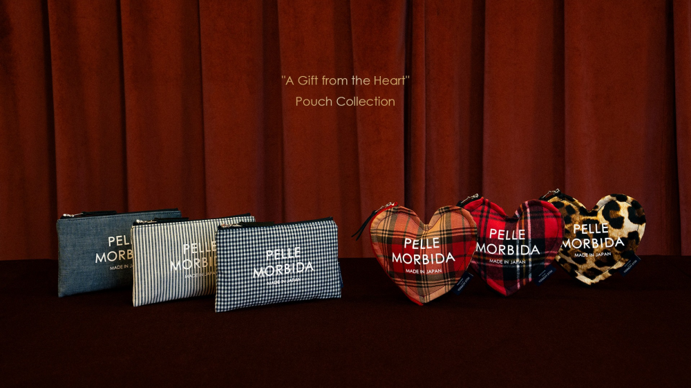 PELLE MORBIDAが贈る、ポーチコレクション