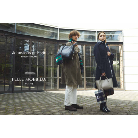 ペッレモルビダからジョンストンズ オブ エルガンとのコラボレーション