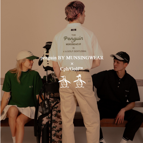 Cph/Golf™︎ × Penguin by munsingwear】コラボレーションアイテム