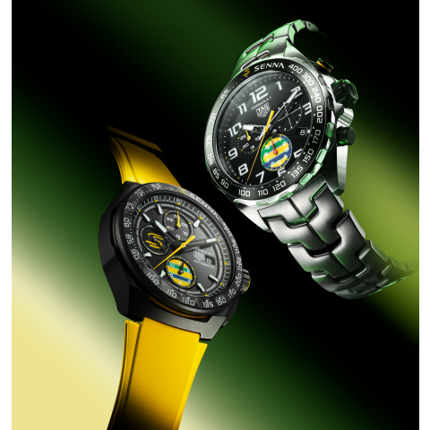 アイルトン・セナを称えて － タグ・ホイヤーが贈る2つの特別なクロノ