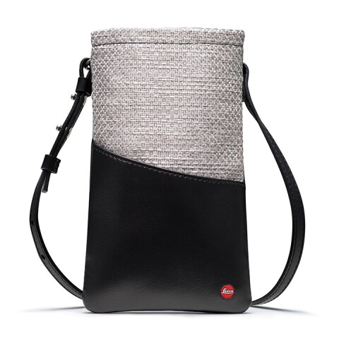 Leica スマートフォン ミニショルダーバッグ Leica スマートフォンミニショルダーバッグ グレー×ブラック