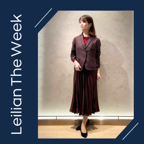美品】レリアン 立ち襟ジャケット【Leilian the week】13＋