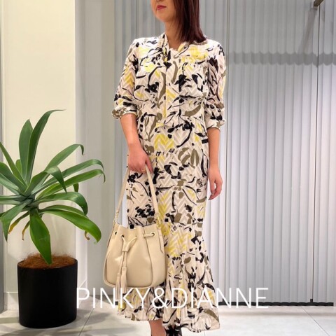フラワープリントが華やかな女性らしいワンピースコーデ🌼 | ピンキー＆ダイアン | 大丸東京店公式 SHOP BLOG