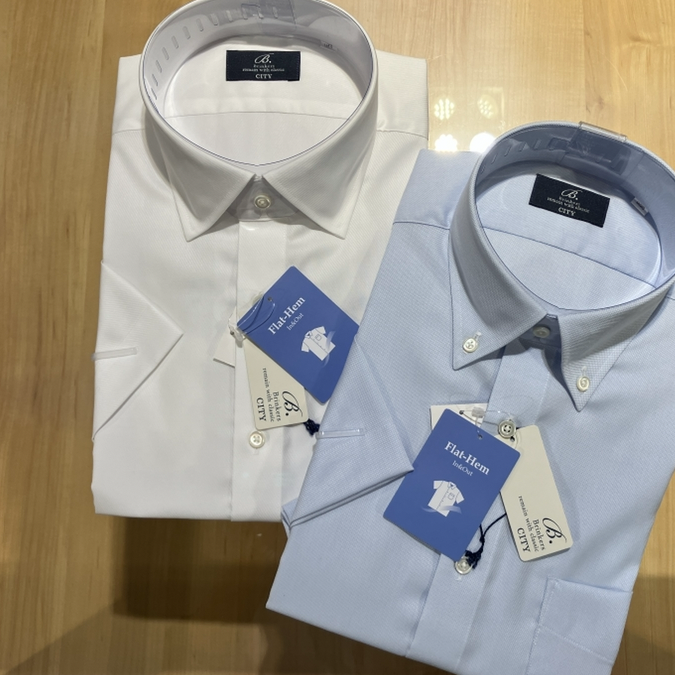 既製ワイシャツ　Brinkers  CITY《Flat-Hem・In&Out》