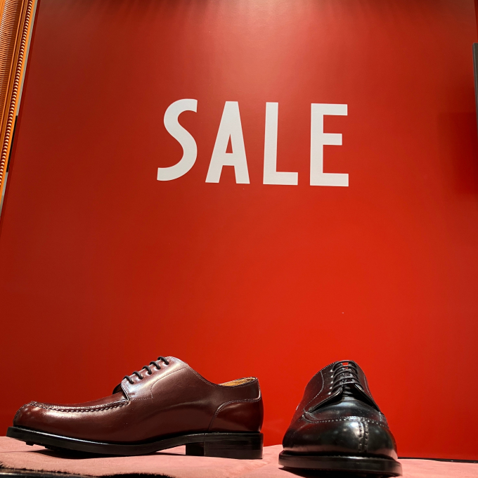 紳士靴売場  SALE開催中