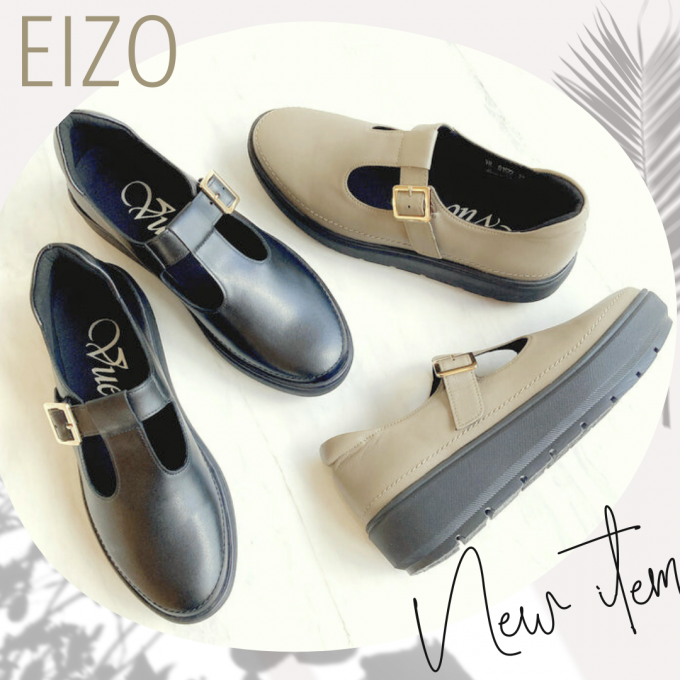 【EIZO】厚底T字ストラップシューズ