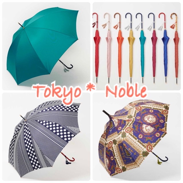 〈東京ノーブル〉雨傘で雨の日の気分を明るく！