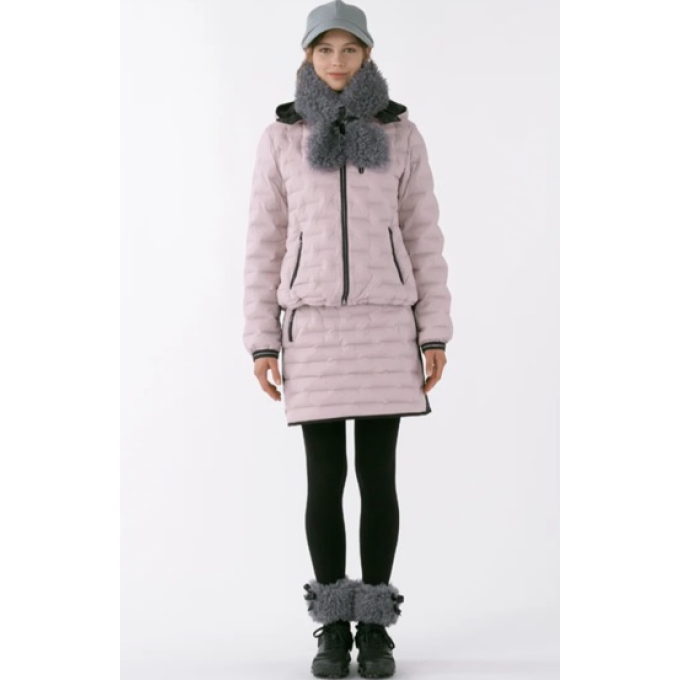 ナイロンストレッチチューブダウンブルゾン　【はっ水】