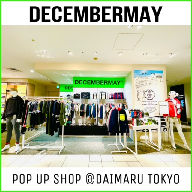 DECEMBERMAY POP UP SHOP オープン☆