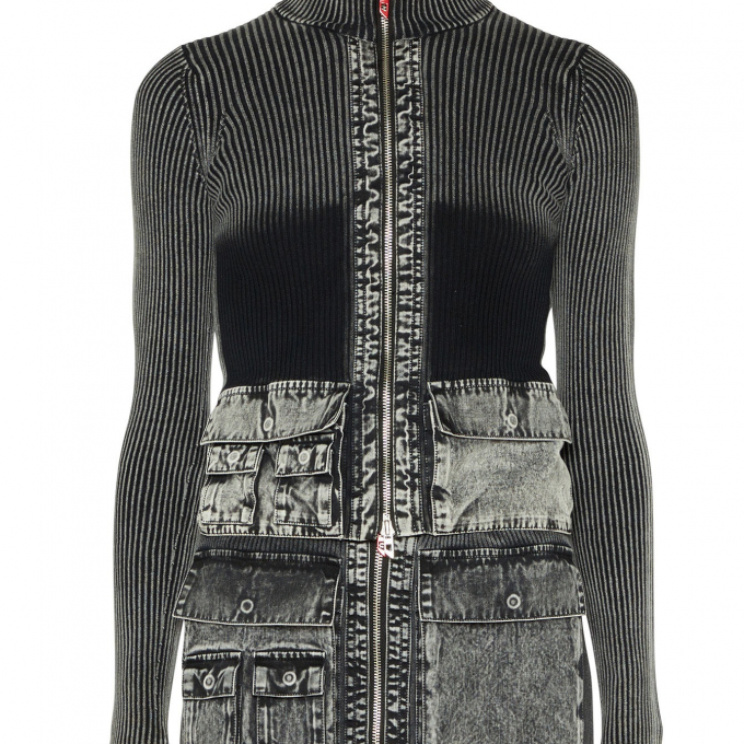 【DIESEL】レディース　グレーニット特集