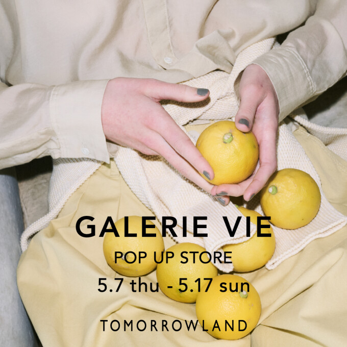 【告知】GALERIE VIE POPUP STORE