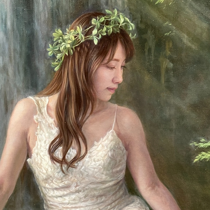 「福井 欧夏 油彩画展 ー光に抱かれて―」