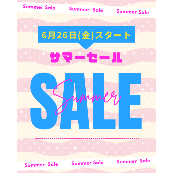 〈nishikawa〉夏のクリアランスセール開催のお知らせ