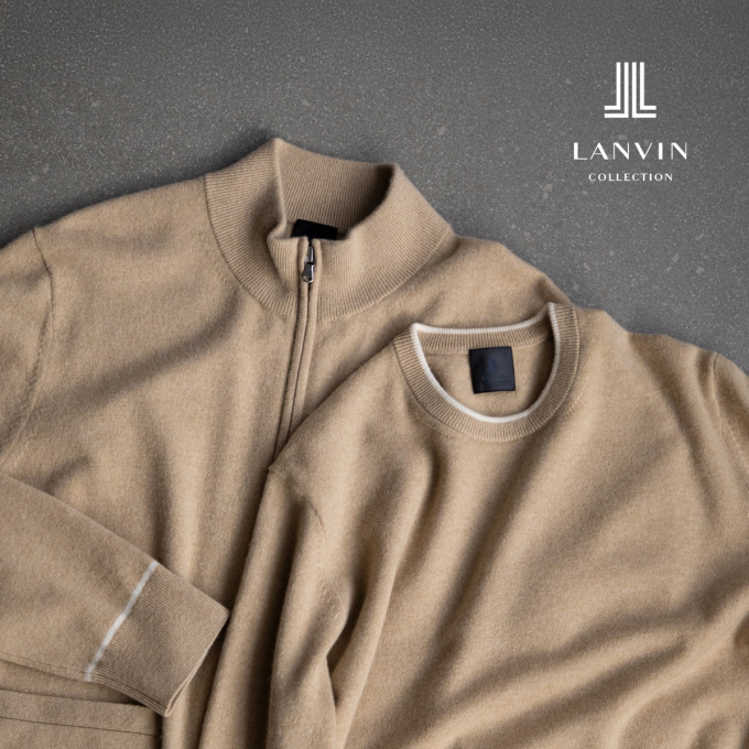 ホワイトカシミヤニット