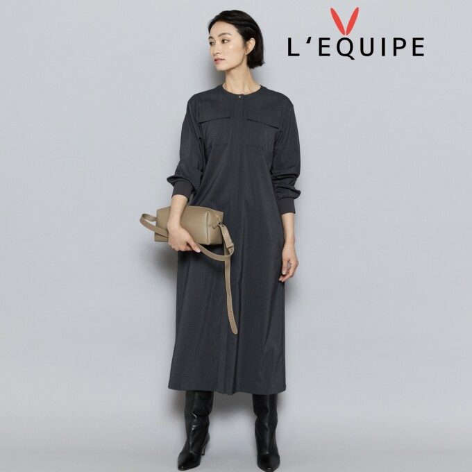 【Aラインワンピース】L‘EQUIPE