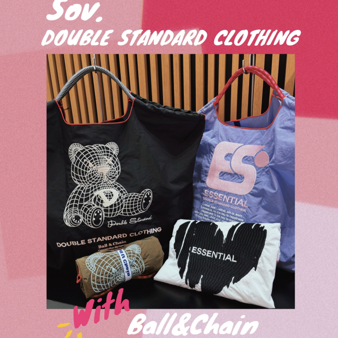 Ball&Chain✖️ダブスタ🧸【新作コラボエコバッグ】