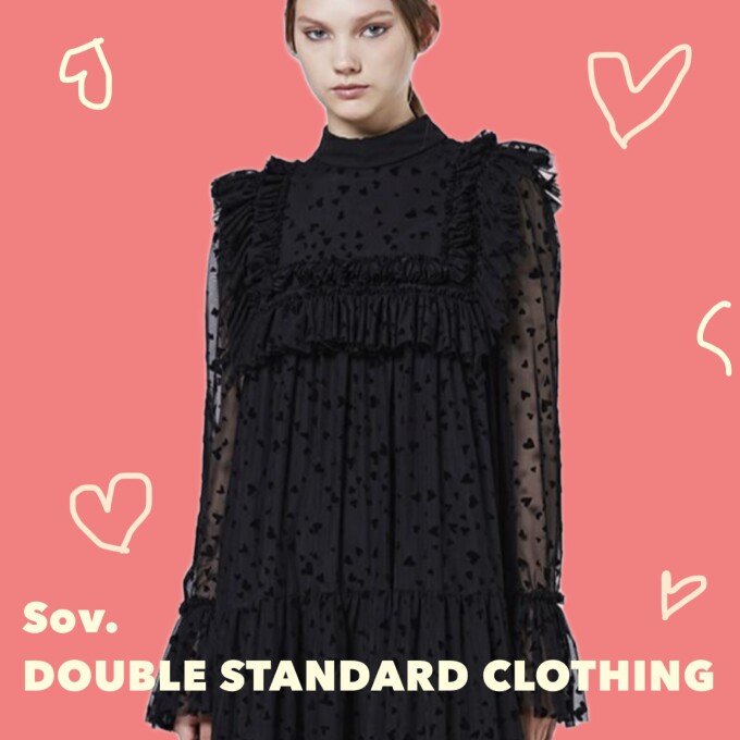 大人可愛♡ブラックドレス