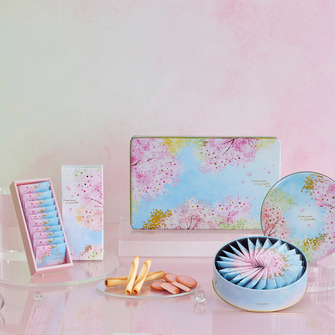 【ヨックモック】"桜とホワイトチョコ"の優しいくちどけ🌸ドゥーブルショコラオゥサクラ