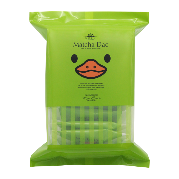 【モンロワール】グリーンのアヒルが目印！抹茶のダックワーズ