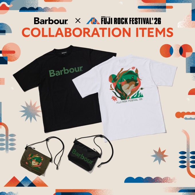 Barbour＜バブアー＞が、FUJI ROCK FESTIVAL’ 26に初出展！