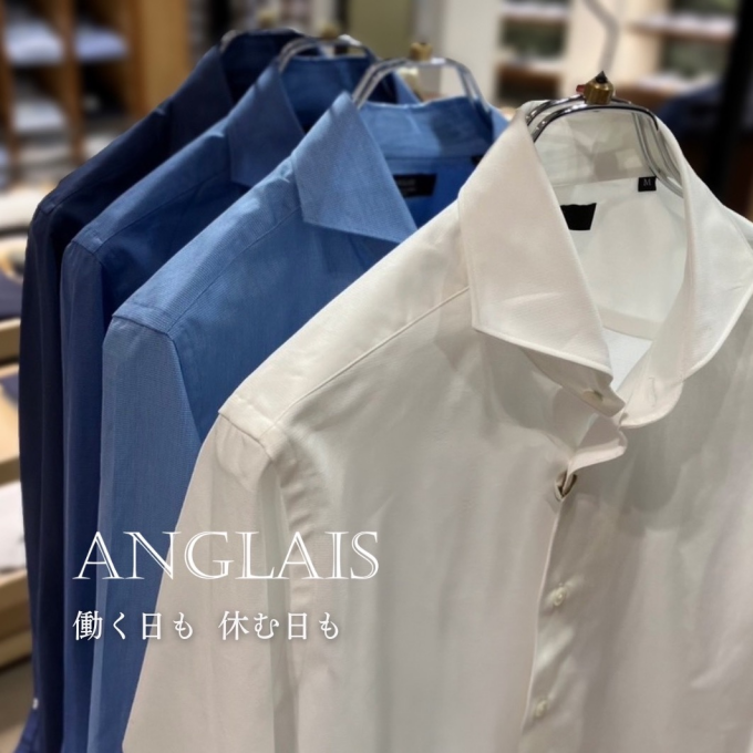 【ANGLAIS】 人気シリーズが今年も登場🌸コットンドビーシャンブレーシャツ