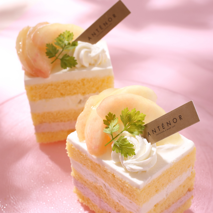 【アンテノール】🍑桃のショートケーキ🍑