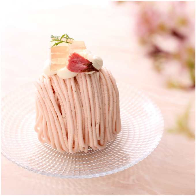 【アンテノール】🌸お花見スイーツ🌸桜のモンブラン