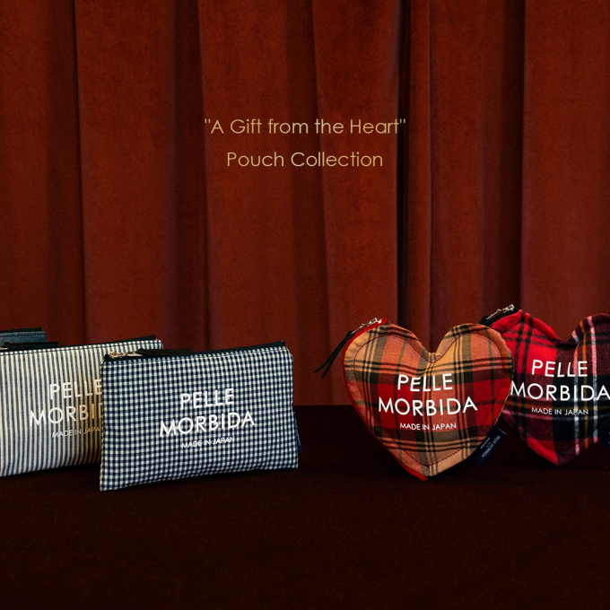 PELLE MORBIDAが贈る、ポーチコレクション