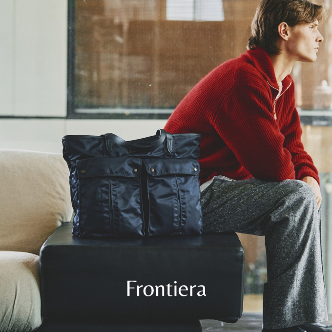 サファリウェアのカーゴポケットから着想を得たFrontiera