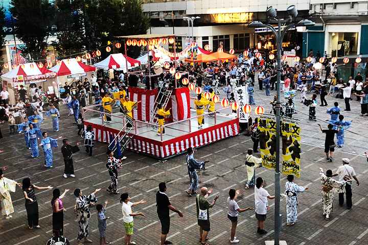 下町上野ふるさと盆踊り大会」が8月20日（土）、21日（日）におかち