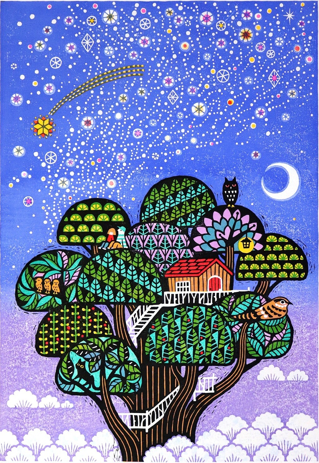 久木朋子 木版画展　～ Lovely days ～