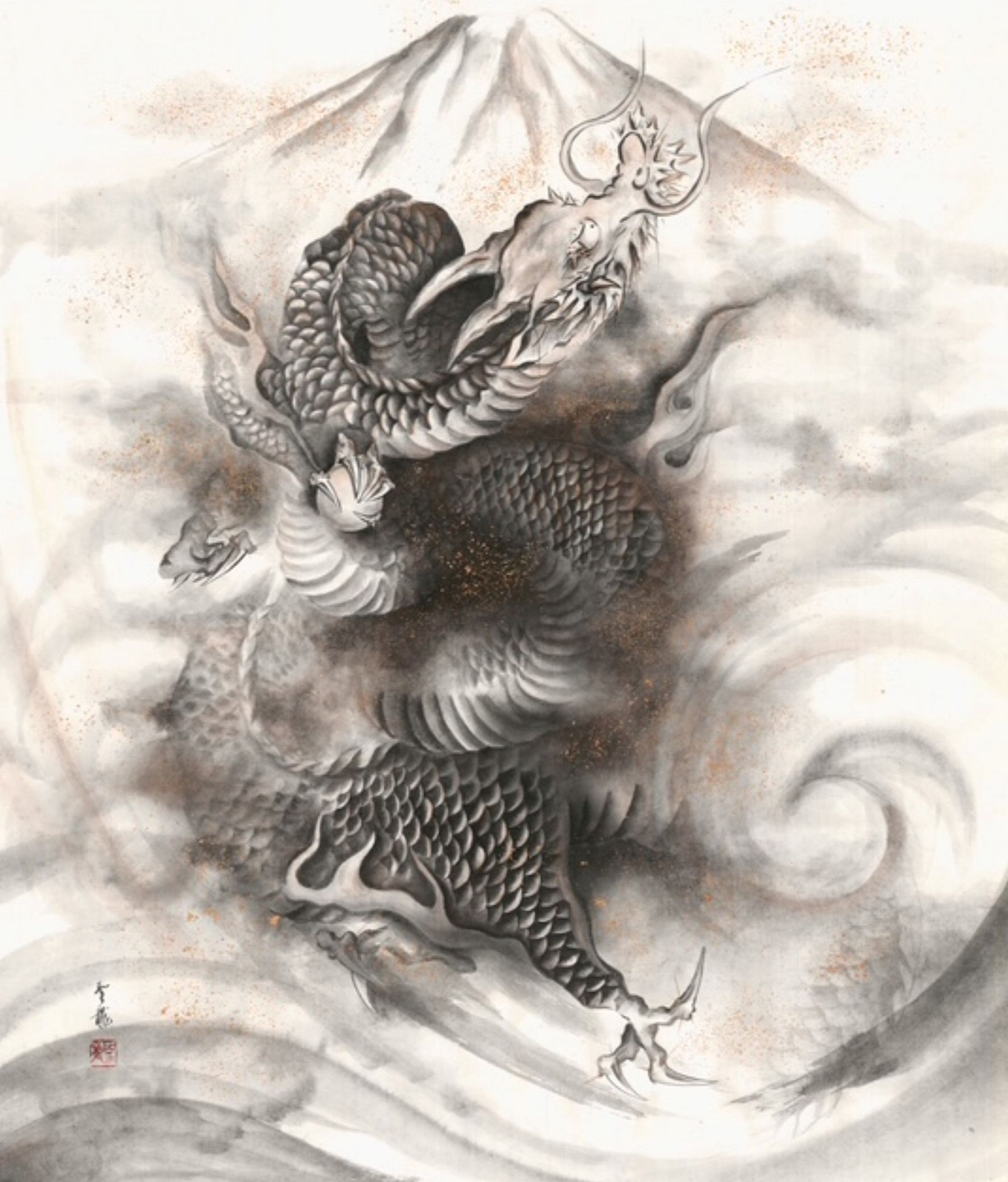 北畠聖龍　展「福を招く」