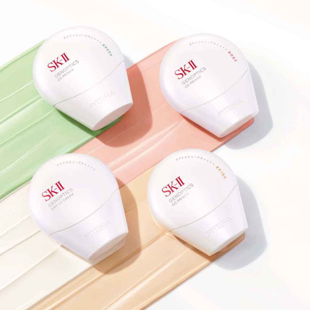 【エコフクーポンご利用可！】〈SK-II〉夏のベースメイクにおすすめ。「ジェノプティクス CC プライマー ミントグリーン」