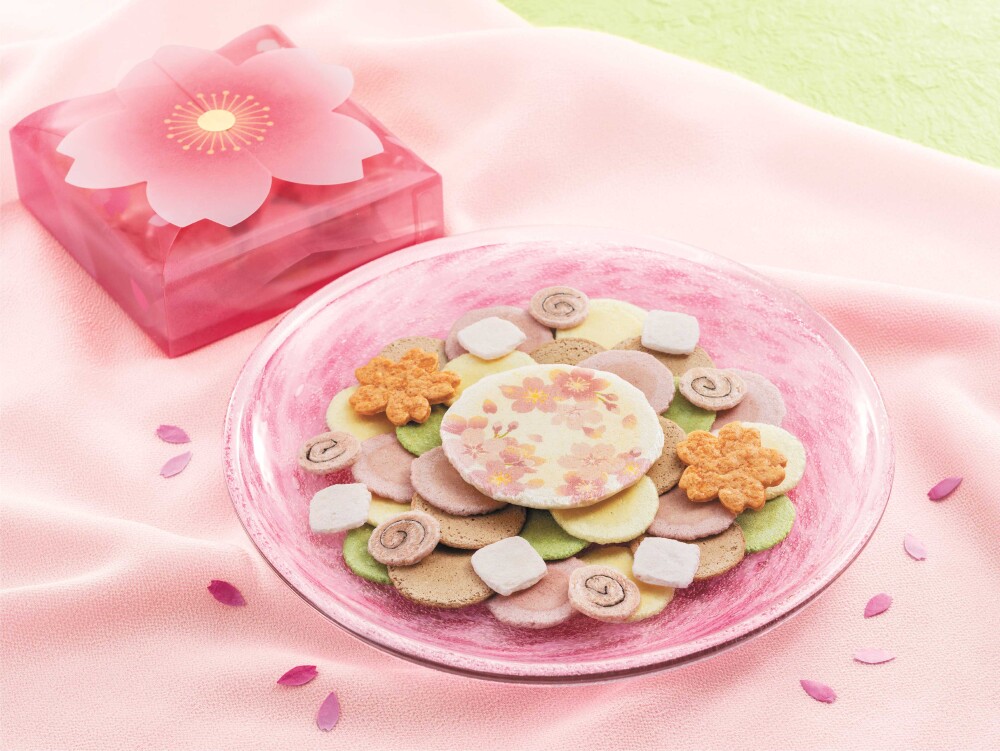 お花見えびせんべい