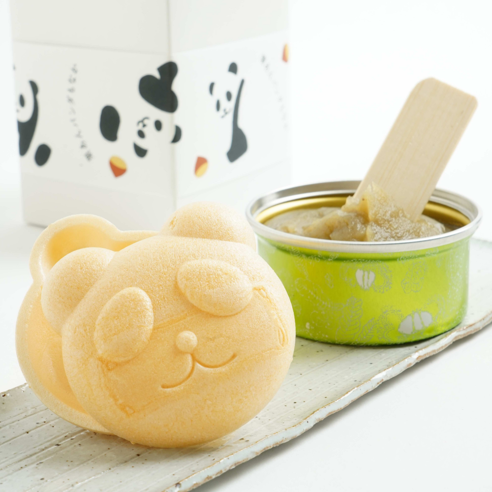 < 販売店舗 限定 > 小布施堂　パンダの栗あん最中