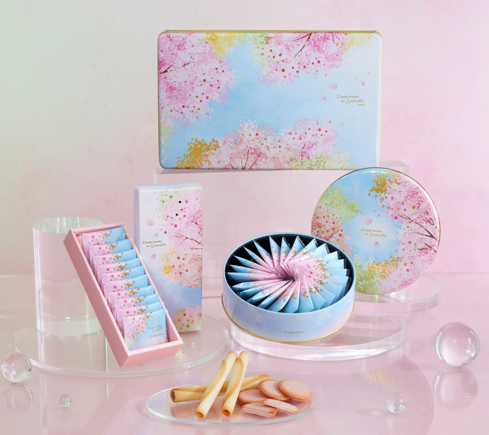 〈ヨックモック〉春限定商品『ドゥーブル ショコラ オゥ サクラ』のご案内🌸