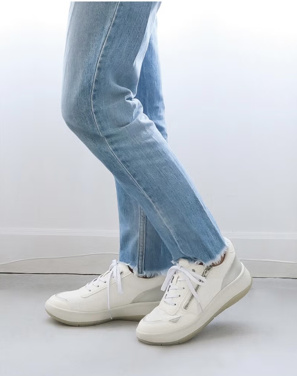    🍀〈 フィットフィット 〉 🌷🌱お出かけ日和〜その4《 撥水サイドジップスニーカー651  》👟