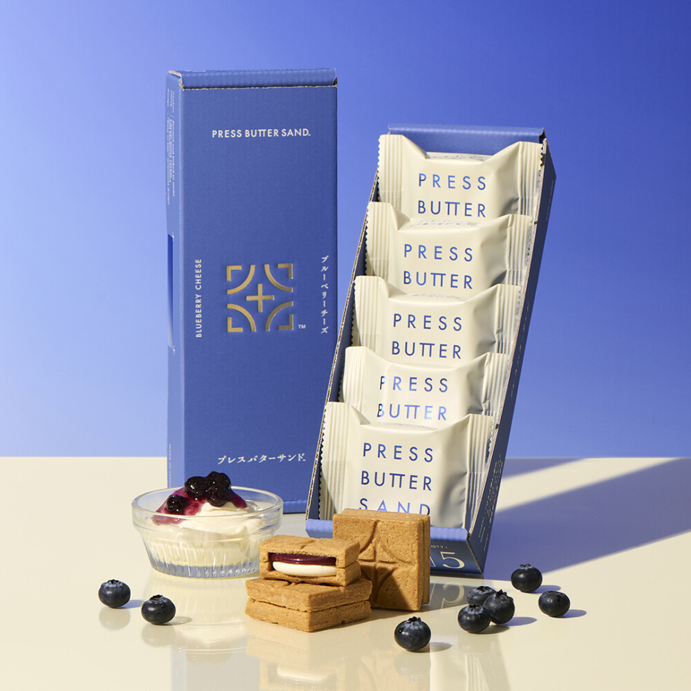 PRESS BUTTER SAND　新作「バターサンド〈ブルーベリーチーズ〉」が販売中です！