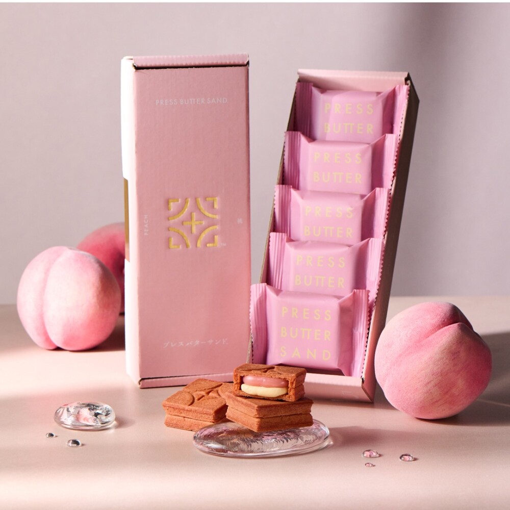 PRESS BUTTER SAND　初夏の限定販売！「バターサンド〈桃〉」が販売中です！