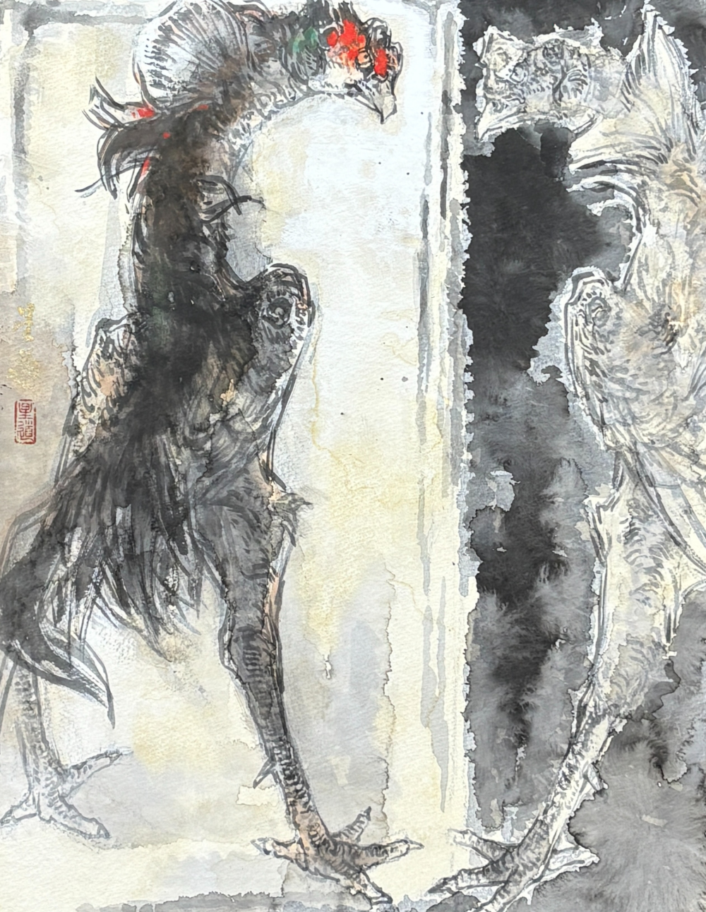 潘星道展　ー墨と色の響き合いー