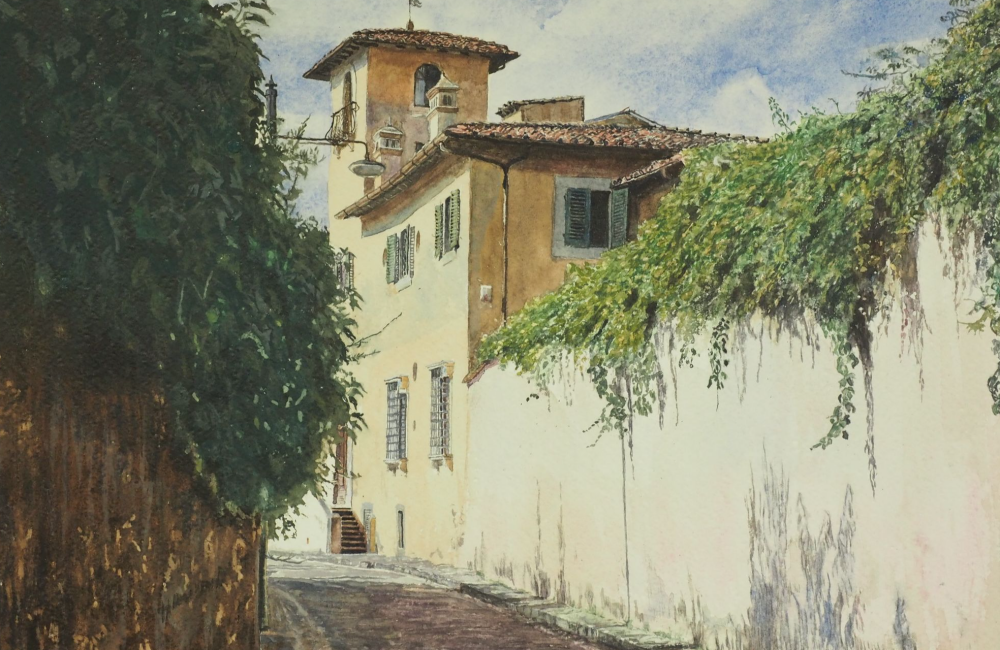 毛利  元郎  絵画展　－イタリア・記憶の扉－