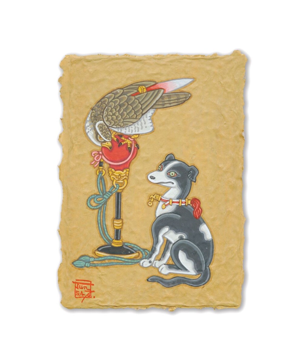 ー新たなる花鳥百獣の世界ー　佐藤潤絵画展
